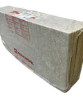 Ten Pack 24 X 48 X 1 Inch Rigid Mineral Wool Insulation Heavy Duty Stone Rock Boards for Home Studios in packaging.