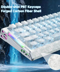 Top Shelf Compact Wired Gaming Keyboard With Hall Effect Magnetic Switches And 8Khz Polling Rate Delivering Blazing Response adjustable RGB lighting