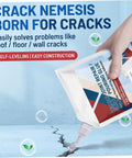 Heavy Duty Self Leveling Concrete Filler And Driveway Crack Sealer Delivering A Bulletproof Tight Bond for fixing wall cracks.