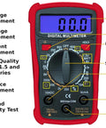 Digital multimeter from All In One Soldering Kit With 60W Adjustable Iron, 30 In One Tips, showing measurement options and features.