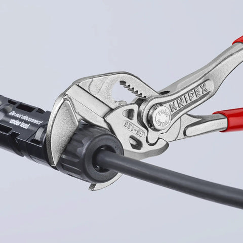 Two-Piece Pliers Wrench Set With Parallel Jaws For Infinitely Variable Gripping, Handy For Holding, Pressing And Bending, Smooth Jaws