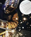 Welder using Pro Grade Welding And Carb Cleaner Kit With 12 Wire Set Flat File And Torch Nozzle Tip Cleaner; 13 sizes visible