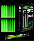 Emergency Glow Sticks Pack Ultra Bright Chem Light Sticks Individually Wrapped Military Grade Quality 12 Hour Run Time