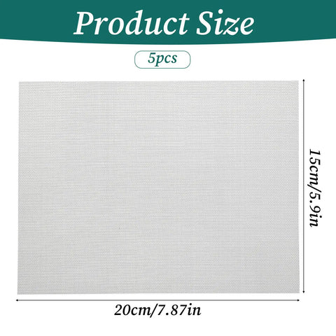 5 Pack Stainless Steel Welding Mesh For Thermoplastic Repairs Reinforcing Wire Screen Built Tough Silver Wire Mesh 7.9 Inches