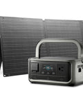 Road Ready Portable Solar Generator With 1056 Wh LiFePO4 Battery And 1600 W Ac Output Packs Serious Juice Via Foldable 100 Watt Panel