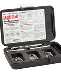 5/16-18 UNC Thread Repair MRO Kit with tap, installation tool, and inserts in open black case