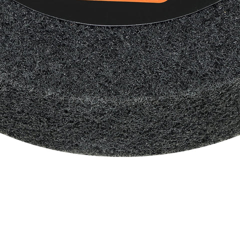 Close-up of 6 Inch Nylon Fiber Buffing Wheel 5P Hardness For Bench Grinder Polishing Copper Aluminum And Metal Like A Pro