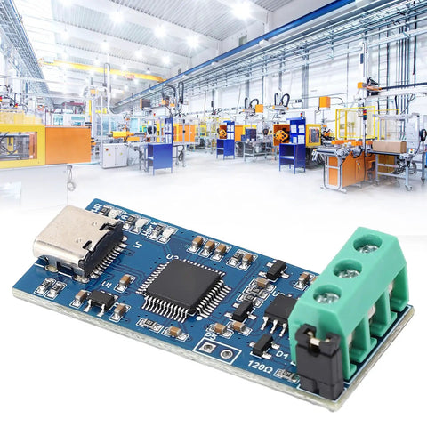 USB To CAN Module Type C Power Supply Converter For CAN 2point0A 2point0B FD Protocol Bus Analyzer V2 With LED Indicator