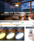 Plug And Play No Fuss Outdoor Ceiling Fan With Lights 20 Inch Wet Rated Gazebo Fan With Remote And App Control Dimmable Hanging Patio Pergola Fan