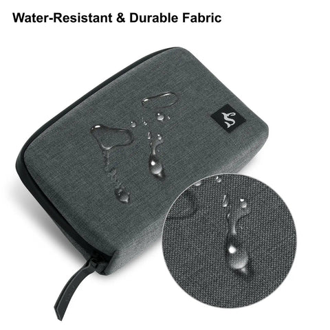 Must Have Electronic Organizer Travel Case Water Resistant Cable Bag For Cords, Chargers, Hard Drives, Power Banks And Small Tech Essentials