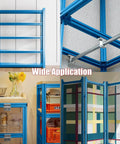 Premium Blue 2020 T Slot Aluminum Extrusion Profiles 48 Inch Long used in versatile shelving and custom applications.
