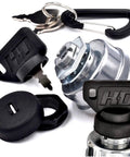 Boss Grade Dual Protection Ignition Key Switch Upgrade For Swisher 3623 Replacements showing switch, keys, and grommet