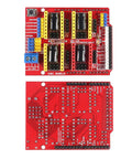Hands On CNC Shield Expansion Board V3.0 with four DRV8825 stepper driver modules and heatsinks for engravers and 3D printers RAMPS 1.4 compatible