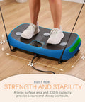 Legit 4D Curved Vibration Plate Exercise Machine With Triple Motor Seven Modes And Sixty Speeds Vibrating Platform with sturdy surface.