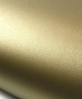 Close-up of gold Peel And Stick Brushed Faux Metal Architectural Film Self Adhesive Vinyl Wallpaper for countertops and trim MG237