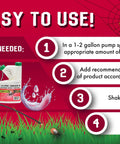Easy application steps for Powerful Bifenthrin Insecticide For Indoor And Outdoor Use 16 Ounce Quick On Contact Killer