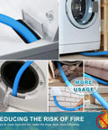 Ultimate Dryer Vent Cleaning Kit With 35 Foot Reach And 58 Pieces Including Heavy Duty Lint Vacuum Attachment in use