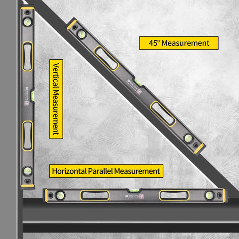 Heavy Duty 32 Inch Magnetic Bubble Level With Boss Level Magnet Grip And Kickass Aluminum Body For Ninja Level Accuracy On Every Diy Renovation Gig Or Construction Project