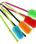 Long Handle Tug Toy For Dogs With Microfiber Plush Bite Training Tool For Serious Chewers Interactive Tugging Agility