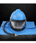 Sandblasting Helmet With Air Supply For Safe Spray Work Durable ABS Hood With Double Lens Protection Clear View Safety Gear