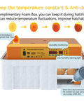 Automatic Egg Incubator For Hatching Eggs With Humidity Control And Auto Egg Turning 36 Egg Capacity For Chicken Quail Duck