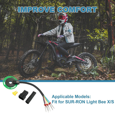 Direct Replacement Hall Sensor For SUR RON Light Bee X S Electric Motorcycle OEM Quality Performance Easy Install Seamless Fit Reliable Hall Effect Sensor For Smooth Throttle Response