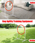 6 Pack Dog Agility Jumps With Carry Bag, Adjustable Height Dog Jump Bars For Indoor And Outdoor Training, Durable Hurdles