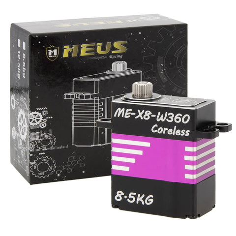 360 Degree RC Winch Servo, 8.5KG Coreless Torque For Axial SCX10 Capra UTB 1/10 RC Cars, shown with packaging