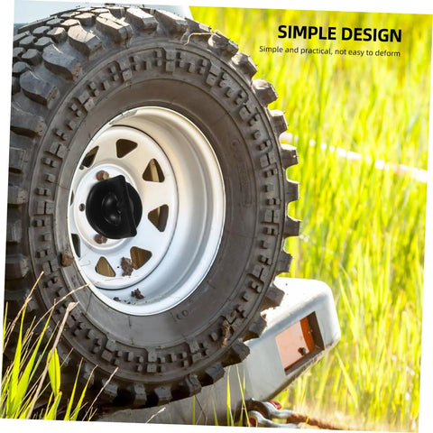 Mounted tire on vehicle with Replacement Car Wheel Bolt For Spare Tire Hold Down Durable Steel Construction Easy Installation Sturdy Material For Quick Tire Swaps Reliable Spare Tire Fastener For Safe Driving