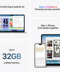 Beast Speed M5 Powered MacBook Air 13.6 Inch Laptop Built For AI demonstrating Apple intelligence, integration with iPhone