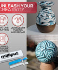 Superfine White Epoxy Putty Kit For Quick DIY Fixes No Fuss, variety of sculpted items showcasing detailed patterns.