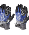 Cut Resistant Work Gloves A4 ANSI Nitrile Sandy Coated Waterproof Touchscreen Compatible For Heavy Duty Jobs And DIY Grippy Grip