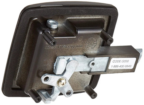 Back view of Standard RV Baggage Door Latch Kit With Lockable Security Universal Fit For 5th Wheel RVs Travel Trailers And Motorhomes