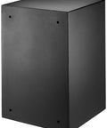 Steel Home Security Safe With Electronic Keypad Lock For Docs And Valuables, 1.8 Cubic Feet, Black, Heavy Duty Steel Safe Box