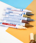 Five Pack Grout Pen Fixer To Renew Tile Lines And Restore Tile Walls And Floors In Bathrooms And Kitchens Fawn Color Waterproof Ink That Stays Colorfast, Easy To Use By Shaking And Squeezing For Quick, Long Lasting Grout Refresh pens on paper