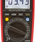 True RMS 6000 Count Digital Multimeter With Low Pass Filter And NCV Detector, Pro Grade DMM close-up showing display and buttons