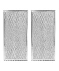 2 Pack Ice Maker Air Filter 040002435 Replacement For Manitowoc Aluminum Air Filter shown with stainless frame