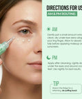 Woman demonstrating use of Top Shelf Peptide Eye Cream That Hits Different For Dark Circles And Fine Lines With Hyaluronic Acid And Vitamin B5.