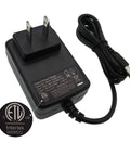 ETL listed power adapter for Smooth Operator DC 12V Solar Hot Water Circulation Pump, compact design with 12V output.