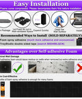 Installation guide for Silence The Studio Echo Dead In Its Tracks With These Thick High Density Sound Absorbing Foam Panels 12 Pack.