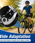 Two Pack Universal M16 Torque Arm Conversion Kit For E Bike Hub Motor Installations Front Or Rear Heavy Duty Bike Maintenance Tool For Adult Electric Bicycles Includes 86mm Arm 16x10mm Clamp Openings 3mm Arm Thickness on e-bike wheel