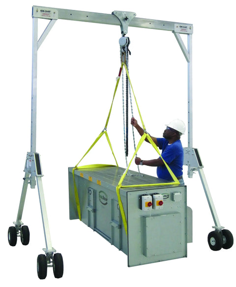 Badass Counter Weight Building Hoist With 1100 Lb Capacity And 15 Foot Reach Portable Material Lift Packs Down Small Dual Speed Winch Pulls Heavy Load No Sweat