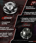 2 Pack Front Wheel Hub Bearing Assemblies With ABS Sensor Exact Fit For 2002 Through 2005 Ford Explorer RWD And 2003 Through 2005 Lincoln Aviator And 2002 Through 2005 Mercury Mountaineer 5 Lug, showcasing quality differences.