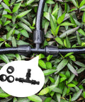 Heavy Duty Leak Proof Drip Irrigation Tee Fittings Three Way Barbed Locked Connectors For One Half Inch Tubing in garden setup