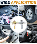 20 Piece M8 Body Bolts And U Nuts Kit With Manganese Steel U Clips For Bumper And Fender Liner Push Pull Fasteners Engine Bay Retainers Replacement Hardware For Most Cars, shown in engine bay and wheel well