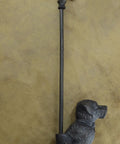 Sturdy Cast Iron Dog Door Stopper With Handle For Easy Moving, heavy duty home and office use, garden statue option