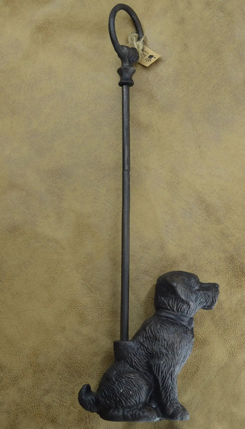 Sturdy Cast Iron Dog Door Stopper With Handle For Easy Moving, heavy duty home and office use, garden statue option