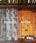 Exterior Wood Stain And Sealer In One For Decks Fences Pergolas And Wood Siding Semi Transparent Oil Based Formula Pro Grade on deck