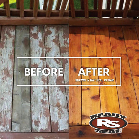 Exterior Wood Stain And Sealer In One For Decks Fences Pergolas And Wood Siding Semi Transparent Oil Based Formula Pro Grade on deck