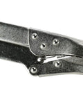 Heavy Duty Motorcycle Clutch Holding Tool With Hella Wide Adjustable Jaws For Square Tooth Hubs And Flywheels, close-up view of jaws.